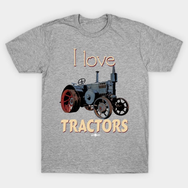 Lanz Bulldog tractor graphic T-Shirt by seadogprints